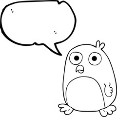 speech bubble cartoon christmas robin