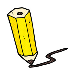 cartoon pencil scribbling