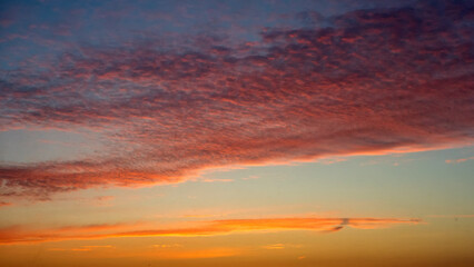dusk with awesome sunset sky from Golden hour to blue hour
