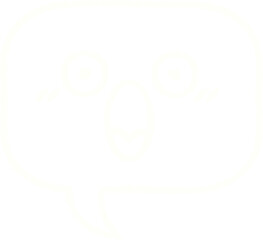 Speech Bubble Chalk Drawing