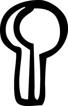 recommend clip art: line drawing cartoon key hole