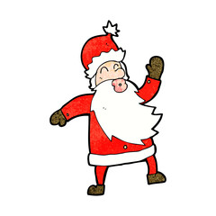 cartoon santa