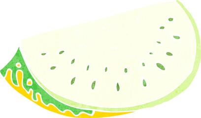 cartoon melon slice