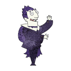 textured cartoon vampire