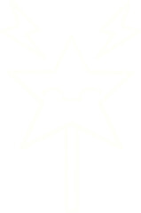 Magic Wand Chalk Drawing