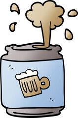 cartoon doodle can of larger