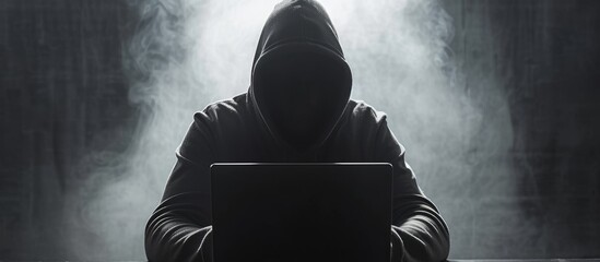 Hooded criminal hacks website to steal confidential data, receives system breach notification.