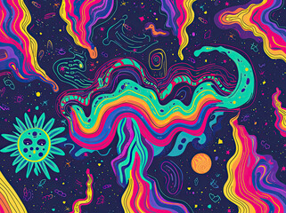 Abstract space background