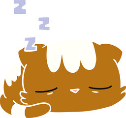 cartoon of cute kawaii cat