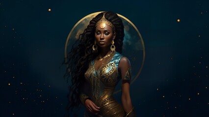 elvish dark skinned woman african