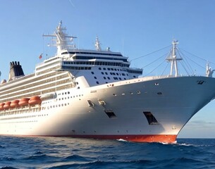 a large cruise ship