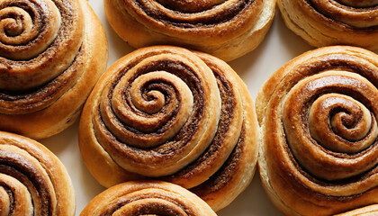 Fototapeta premium Fresh Cinnamon Rolls