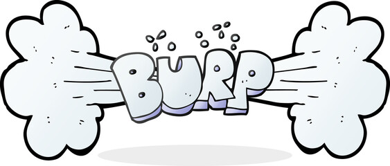 cartoon burp