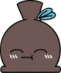 cute cartoon sack