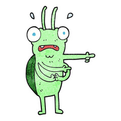 textured cartoon bug