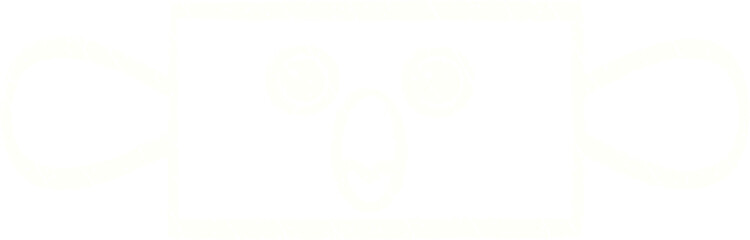 Rolling Pin Chalk Drawing