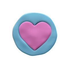 Heart Coin Icon