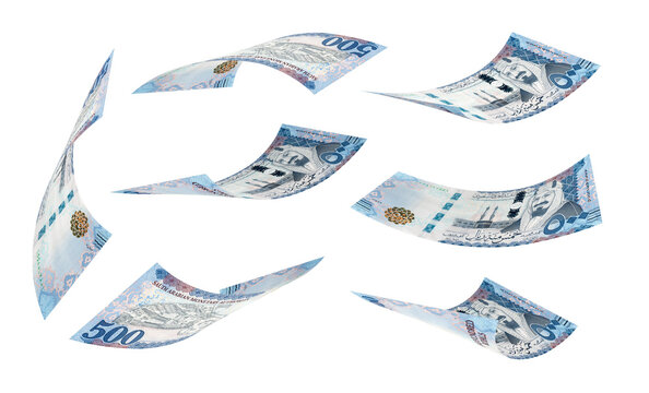 Saudi Arabia 500 Riyals Banknotes. Saudi Riyal Banknotes of 500 SR