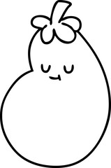 happy healthy eggplant