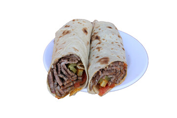 meat doner kebab wrap