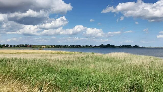 Landscape view Poel island, at the baltic sea Germany