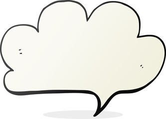 cartoon cloud speech bubble