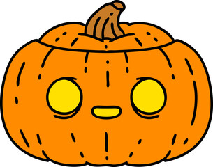 spooky halloween pumpkin