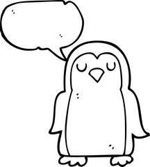 speech bubble cartoon christmas robin