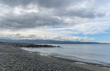 view of the mountains and the Mediterranean Sea on a winter day in Cyprus 3