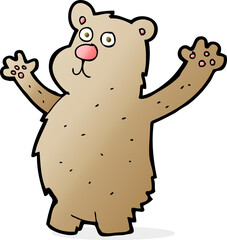 cartoon funny bear