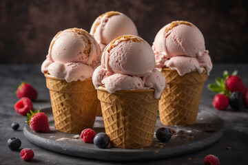 Delicious and tasty ice cream composition