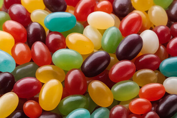 Fototapeta na wymiar Heap of colofrul jelly candy