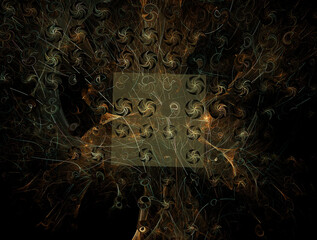Imaginatory fractal abstract background Image