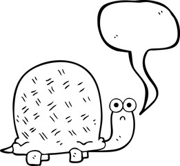 speech bubble cartoon sad turtle