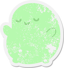 little bean grunge sticker