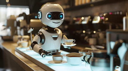 A vibrant illustration of a paintbrush and palette dancing together