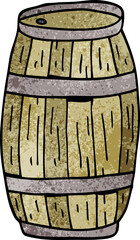 cartoon doodle beer barrel