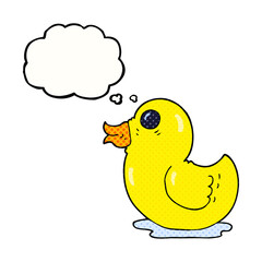 thought bubble cartoon rubber duck