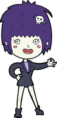 cartoon vampire girl