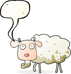 speech bubble cartoon muddy goat