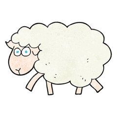 textured cartoon sheep