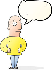 speech bubble cartoon content man