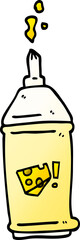 vector gradient illustration cartoon squirty cheese