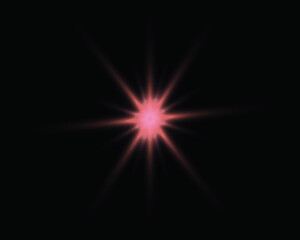 explosion of light, jpeg red ligh illustration, vector graphic star