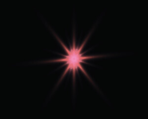 explosion of light, jpeg red ligh illustration, vector graphic star