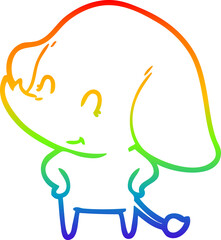 rainbow gradient line drawing