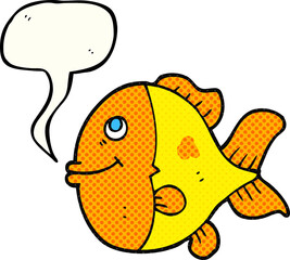 comic book speech bubble cartoon fish