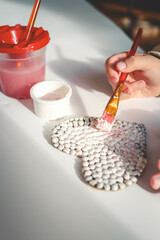 Children's creativity for Valentine's Day and Mother's Day