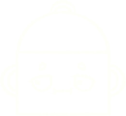 Cooking Pan Chalk Drawing