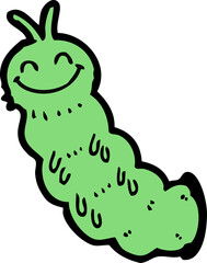 cartoon caterpillar